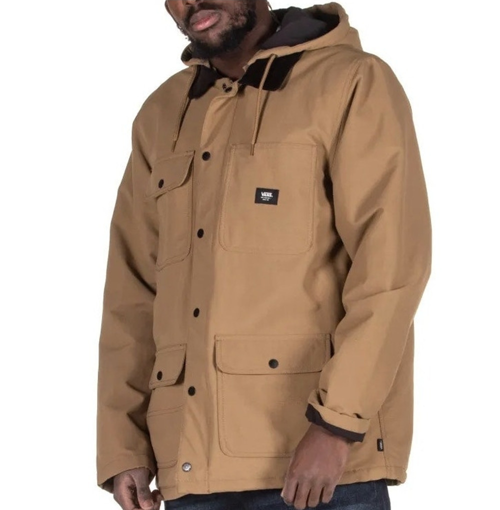 Vans Drill Chore Coat Jacket MTE-1 Mens Medium Beige Thick Heavy Water Resistant